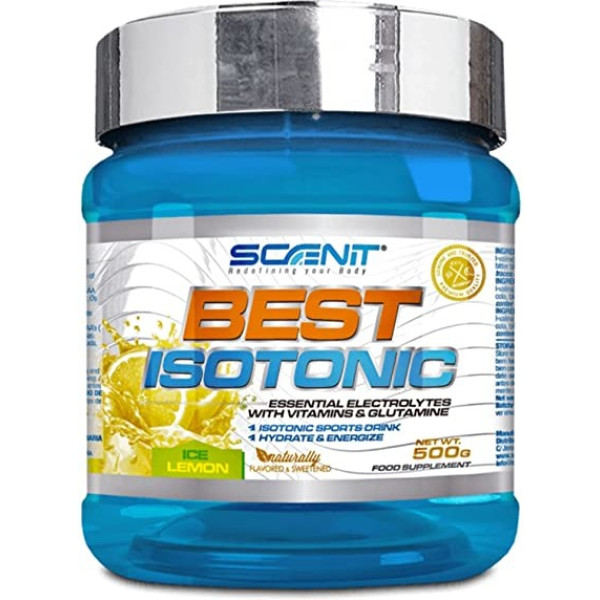 Scenit Best Isotonic - Bebida Isotónica Hidratante Con Vitaminas. Glutamina. Sales Y Minerales - Para Ciclismo. Running Y Fitne