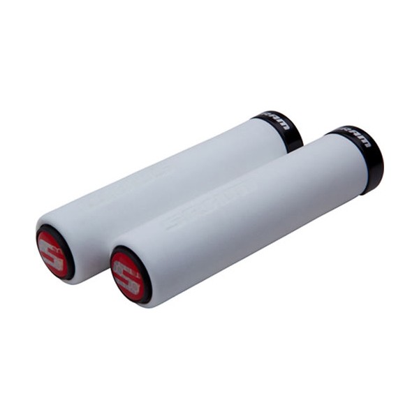 Sram Grips Locking Grip Foam 129 mm Weiß-Schwarz