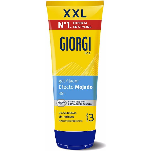 Giorgi Efecto Mojado Gel Fijador Extrafuerte Nº3 240 Ml Unisex