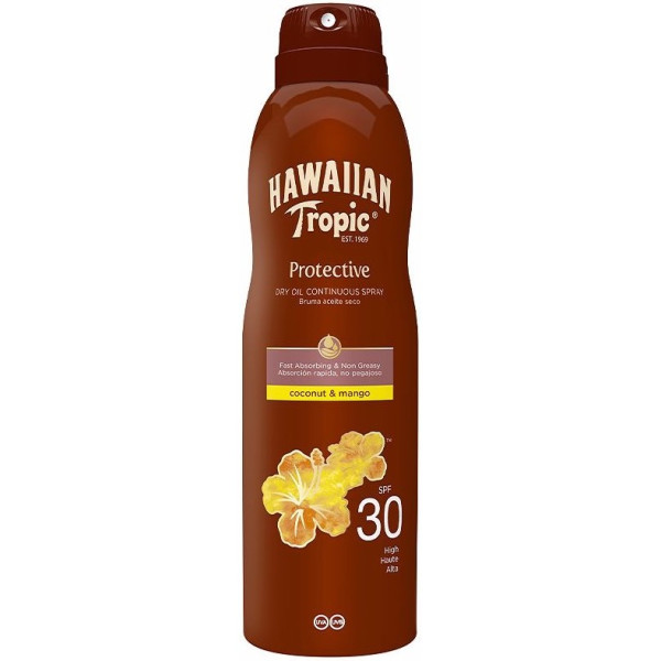 Spray havaiano de óleo de manga e coco spf30 180 ml unissex