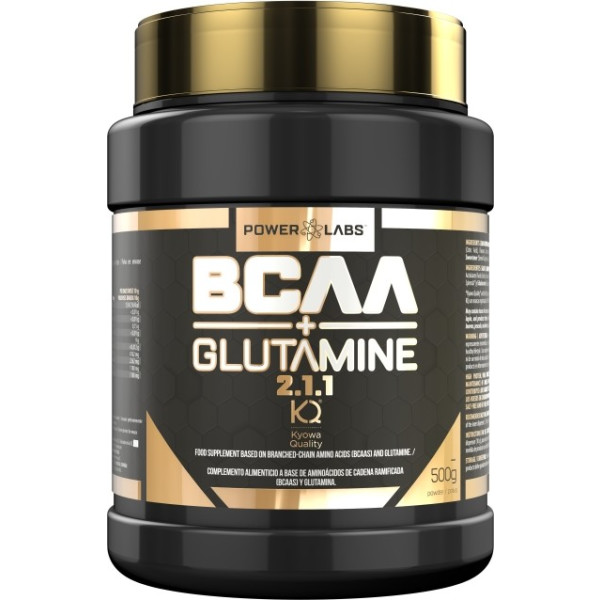 Powerlabs Bcaa 2.1.1 + Glutamine 500 G