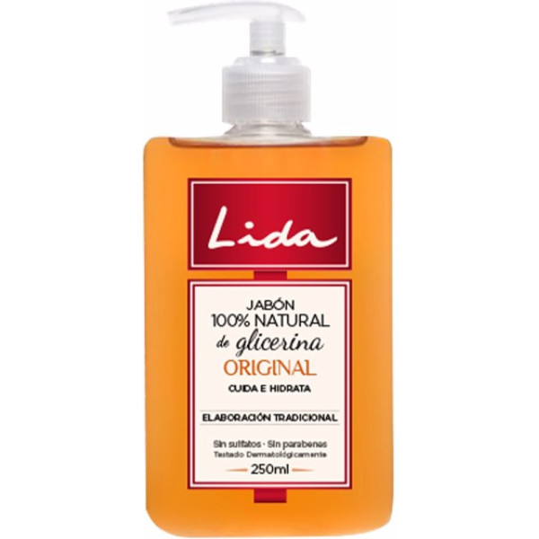 Lida 100% naturale glicerina sapone per le mani 250 ml unisex