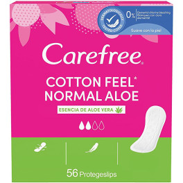 Carefree Normal Aloe Protector Algodão 56 U Unissex