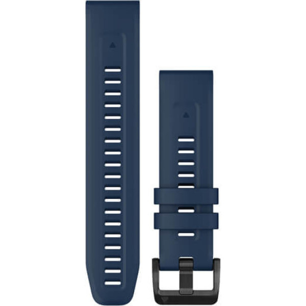 Garmin Quickfit 22 Military Blue Bracelets de montre avec boucle en acier inoxydable noir