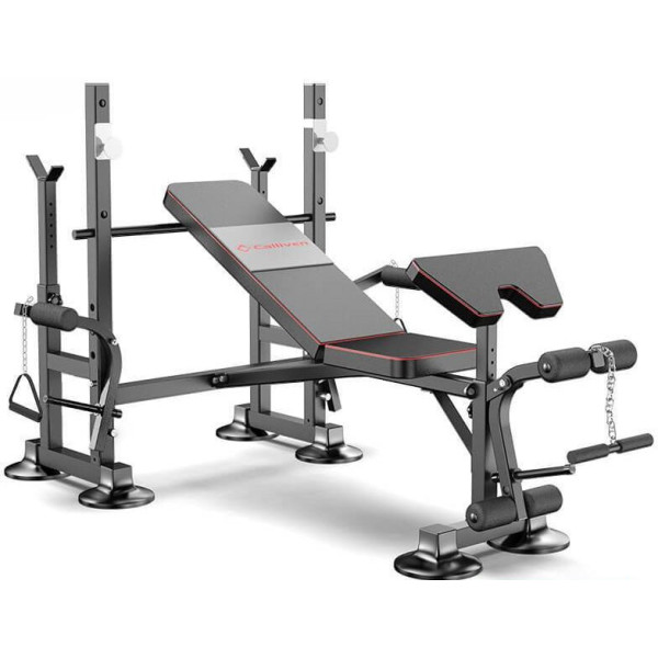 Fitness Tech Banco Multiestacion Reclinable Press Banca Sentadillas