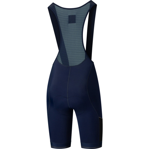 Short à bretelles Shimano Evolve Navy