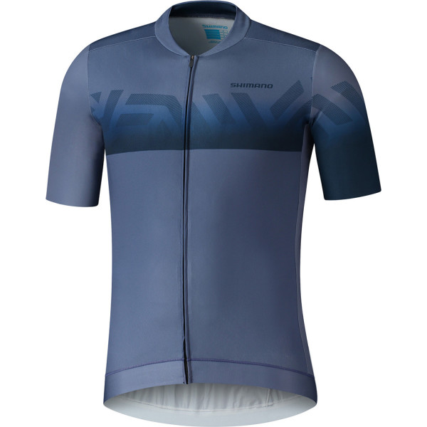 Shimano Kita S.s. Zip Jersey Gris
