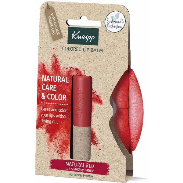 Kneippo Kneipp Red Natural Coloured Lipstick 35 GR Unisex