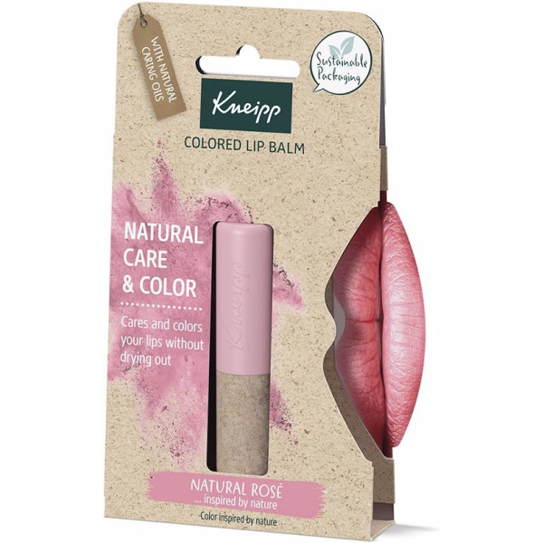 Kneipp Bálsamo labial rosa natural 35 gr unissex