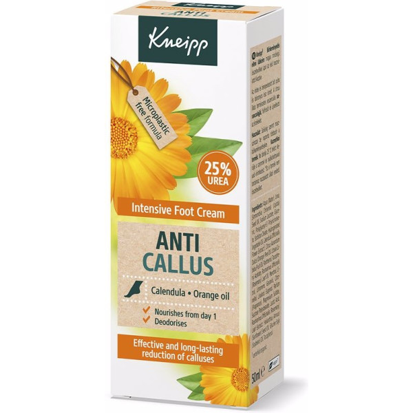 Kneipp Crème Intensive Pieds Anti Callosités 50 Ml Unisexe