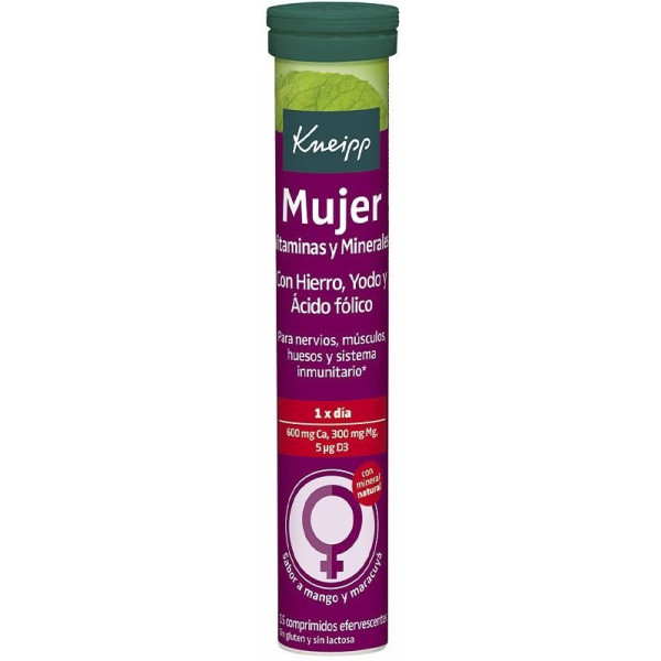 Kneipp Femme Vitamines Et Minéraux 15 Comprimés Unisexe