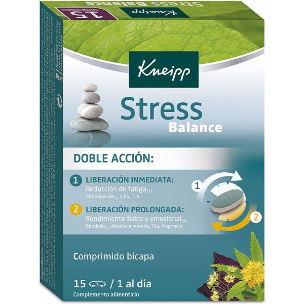 Kneipp Stress Balance Double Action 15 Comprimés Unisexe