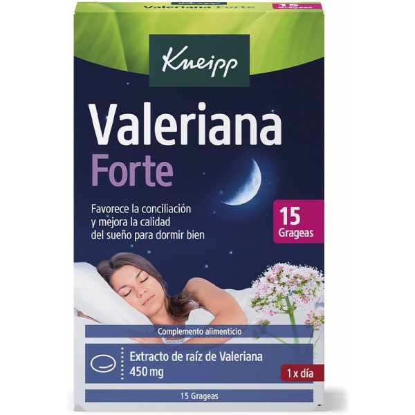 Kneipp Valeriana Forte 450 mg 15 comprimidos unissex
