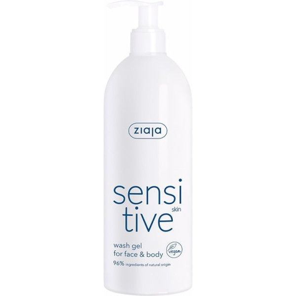 Ziaja Sensitve Gel Nettoyant Visage Et Corps Pour Peaux Sensibles Unisexe