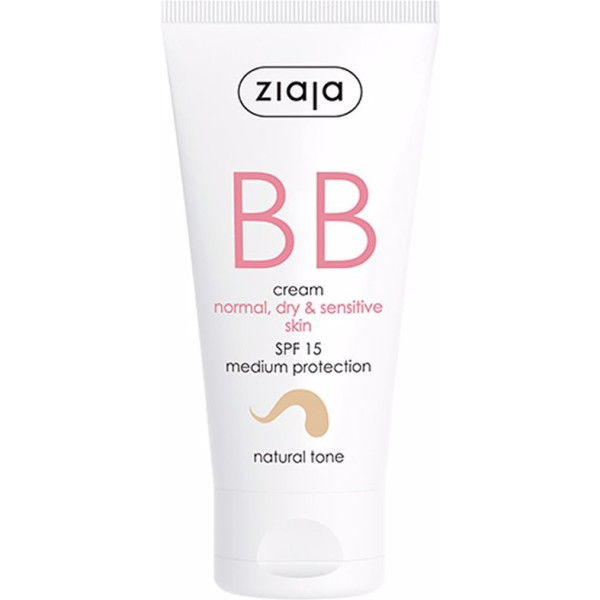 Ziaja Bb Crème Peaux Normales Sèches Et Sensibles Spf15 Naturel 5 Unisexe