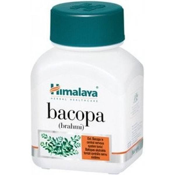 Himalaya Herbals Healthcare Bacopa Sutera Cordata 60 Caps - Heart and Nerve Tonic