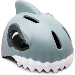Crazy Safety Casco De Bicicleta Para Niños Tiburón Gris