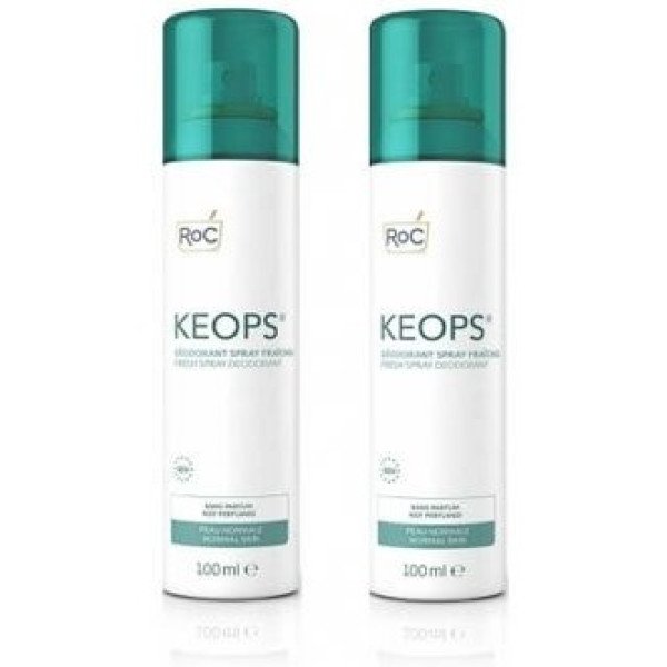 Roc Keops Spray Fraîcheur 2x100ml