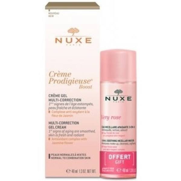 Nuxe Prodigieuse Boost Gel-Crème 40ml+ Micellair Water 40ml