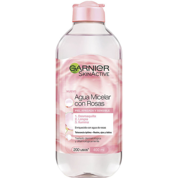 Garnier Skinactive Agua Rosas Agua Micelar 400 Ml Unisex