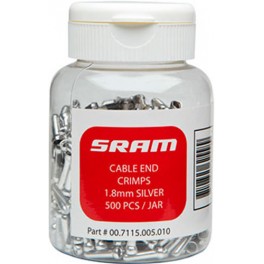 Sram Terminal Cable Freno 1.8 mm Plata 500 uds