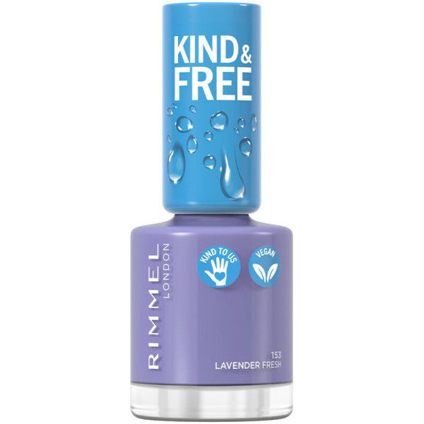 Rimmel London Kind and Free Nail Polish 153-Lavender Light 8 ml Unisex
