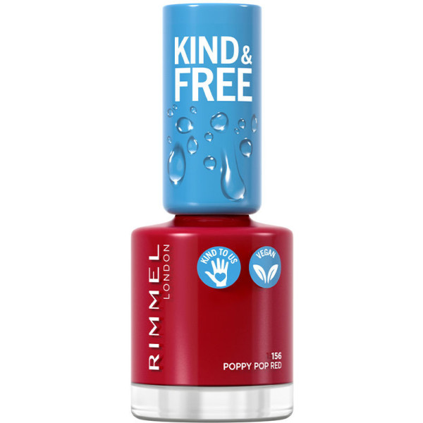 Rimmel London Kind and Free Nagellack 156 Poppy Red 8 ml Unisex