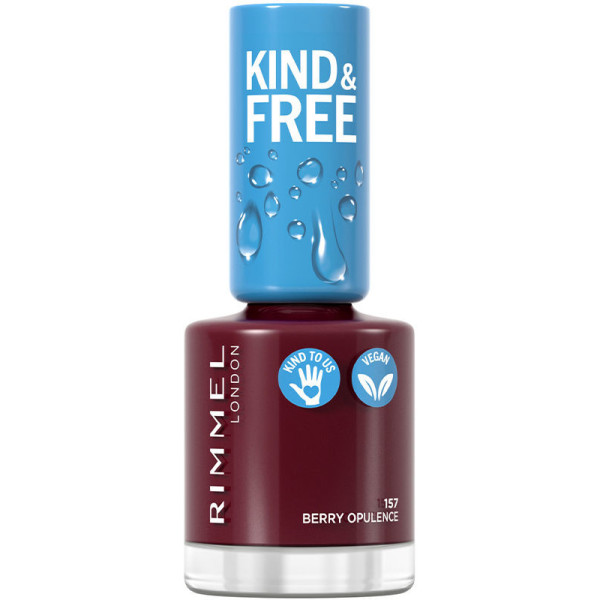 Rimmel London Vriendelijke en gratis nagellak 157-berry weelde 8 ml