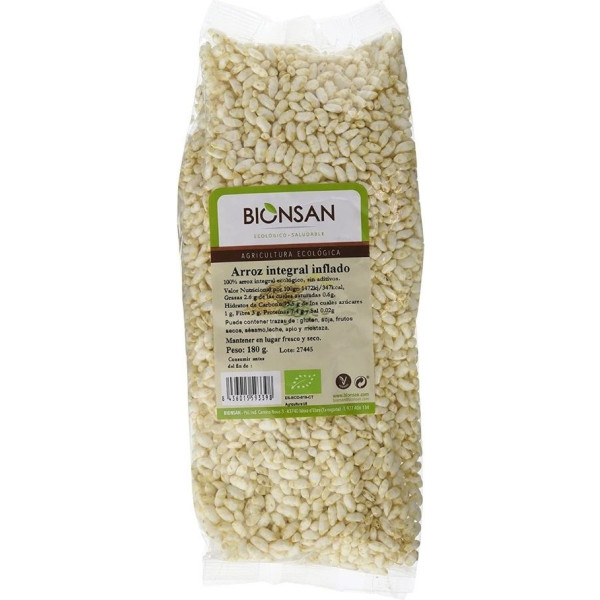 Bionsan Arroz Integral Inflado Ecológico 180 Gr