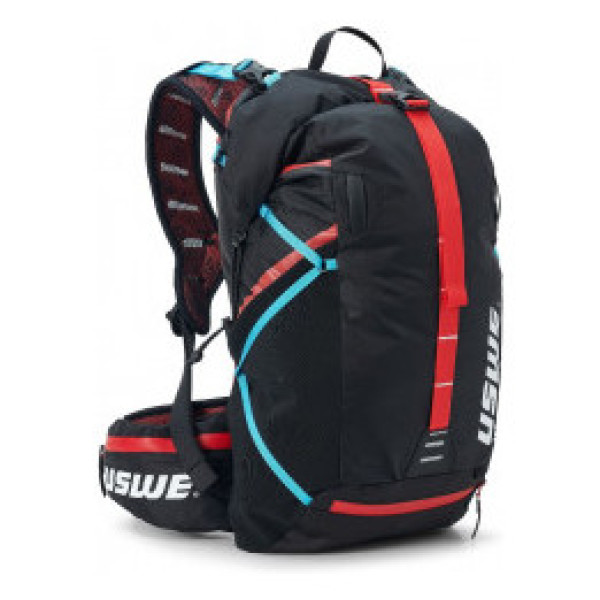 Uswe Sac à dos Hajker Pro 30 Winter Rolling Hydration 3l Thermno Cell Ndm 2.1 Imperm. Noir/rouge
