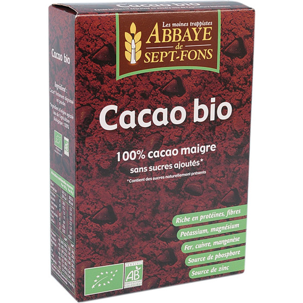 Abbaye De Sept-fons Cacao Orgánico Bajo En Grasa 450 Perlas (100%) (cacao)