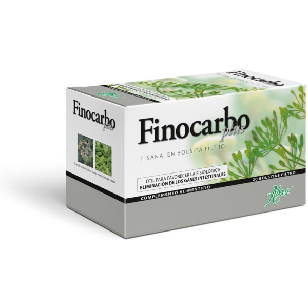 Aboca Finocarbo Plus 20 Bustine Per Infuso Da 2g (liquirizia) (menta - Camomilla)