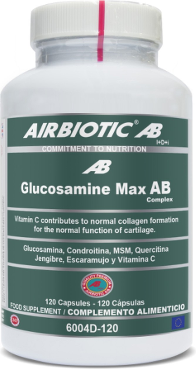 Airbiotic Glucosamina Max Ab Complex 120 Caps-image