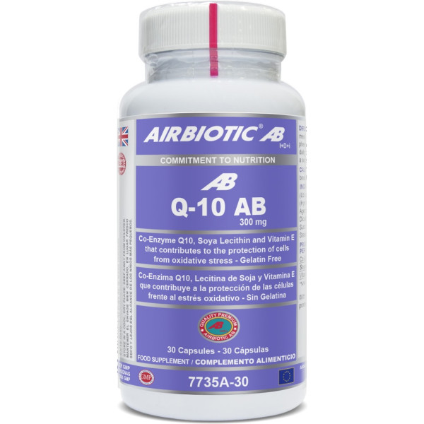 Airbiotic Q10 Ab Complex 30 Caps De 300mg