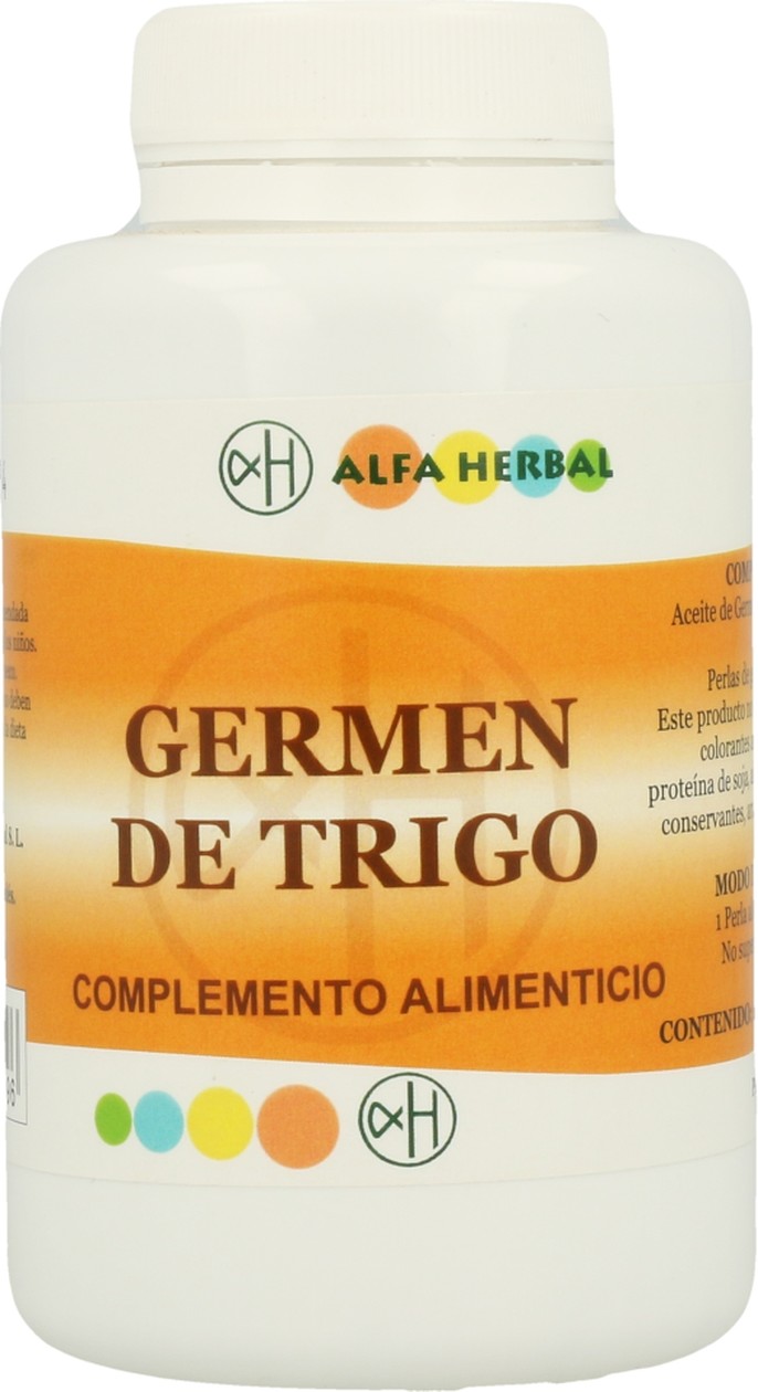 Alfa Herbal Germen De Trigo 200 Perlas De 500mg-image