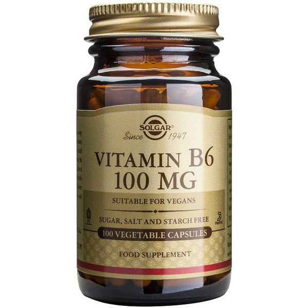 Solgar Vitamina B6 100 Mg 100 Caps