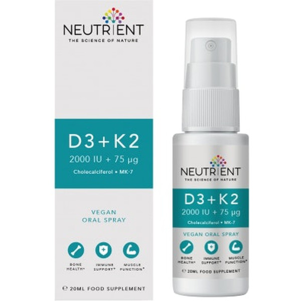 Altrientresults Rnaneutrient Neutrient Vitamina D3 + K2 En Spray Vegano 20 Ml