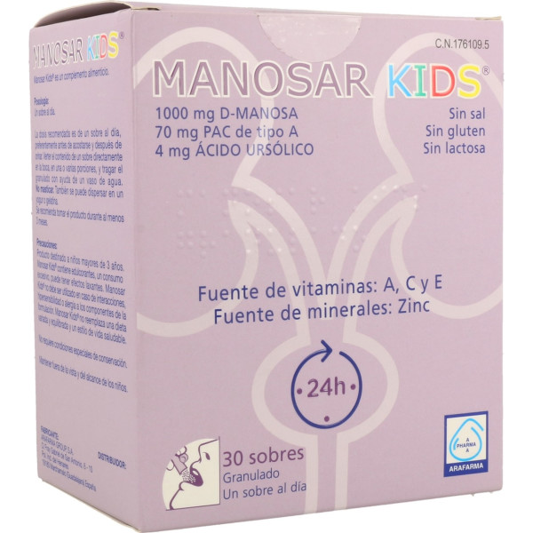 Arafarma Manosar Kids 30 Unidades De 2.86g