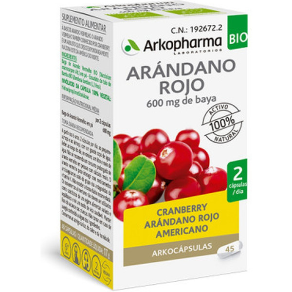 Arkopharma Arkocaps Arándano Rojo 45 Caps