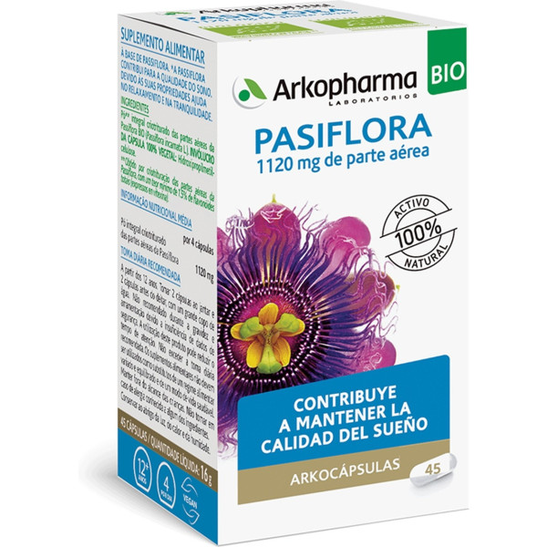 Arkopharma Arkocapsulas Pasiflora 45 Caps