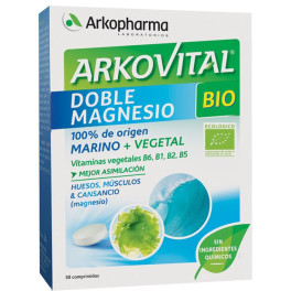 Arkopharma Arkovital Doble Magnesio Bio 30 Comp