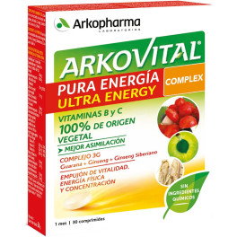 Arkopharma Arkovital Pura Energia Ultra 30 Comp