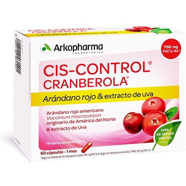 Arkopharma Cis-Kontrolle Cranberola 60 Kapseln
