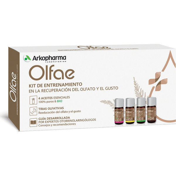 Arkopharma Olfae Kit De Entrenamiento En La Recuperación Del Olfato Y El Gusto 2 Unidades De 10ml + 2 Unidades De 5ml