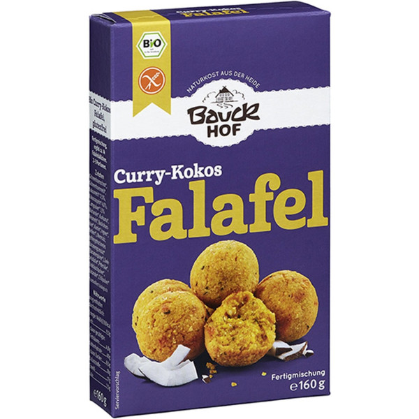 Bauckhof Preparado Para Falafel De Coco Y Curry 160 G
