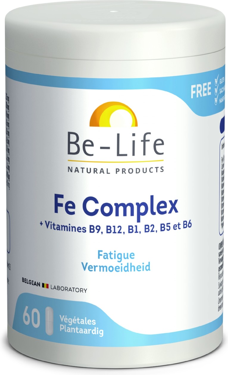 Be-Life Fe Complex 60 Caps Vegetales