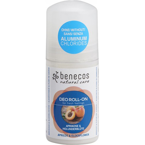 Benecos Desodorante Roll-on De Albaricoque Y Saúco 50 Ml (aloe Vera)