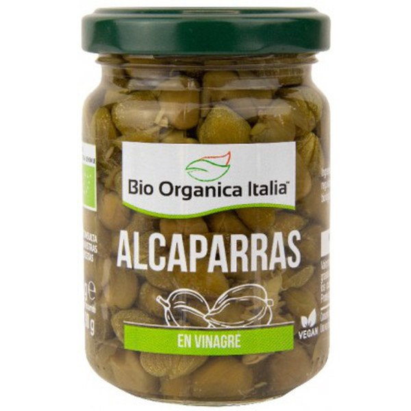 Bio Organica Italië Kappertjes In Azijn 140 G