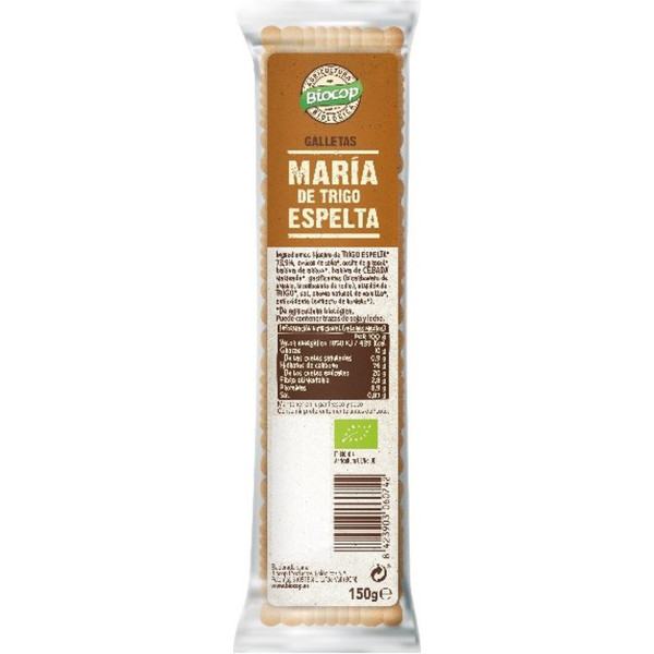 Biscoito de Espelta de Trigo Biocop Maria 150 G