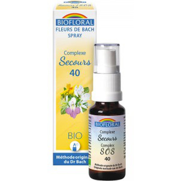 Biofloral Rescue Remedy Spray 20 ml di elisir floreale